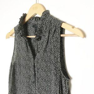 J. Crew Animal Print Sleeveless Blouse